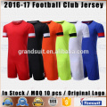 Blank soccer jersey in stock accept small MOQ, top thai quality hot club team jersey soccer cheap price